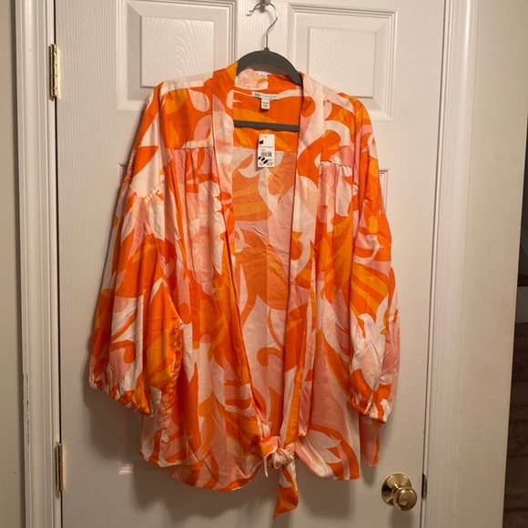 Cato Other - Brand New Cato Orange Coverup…size 26/28W
